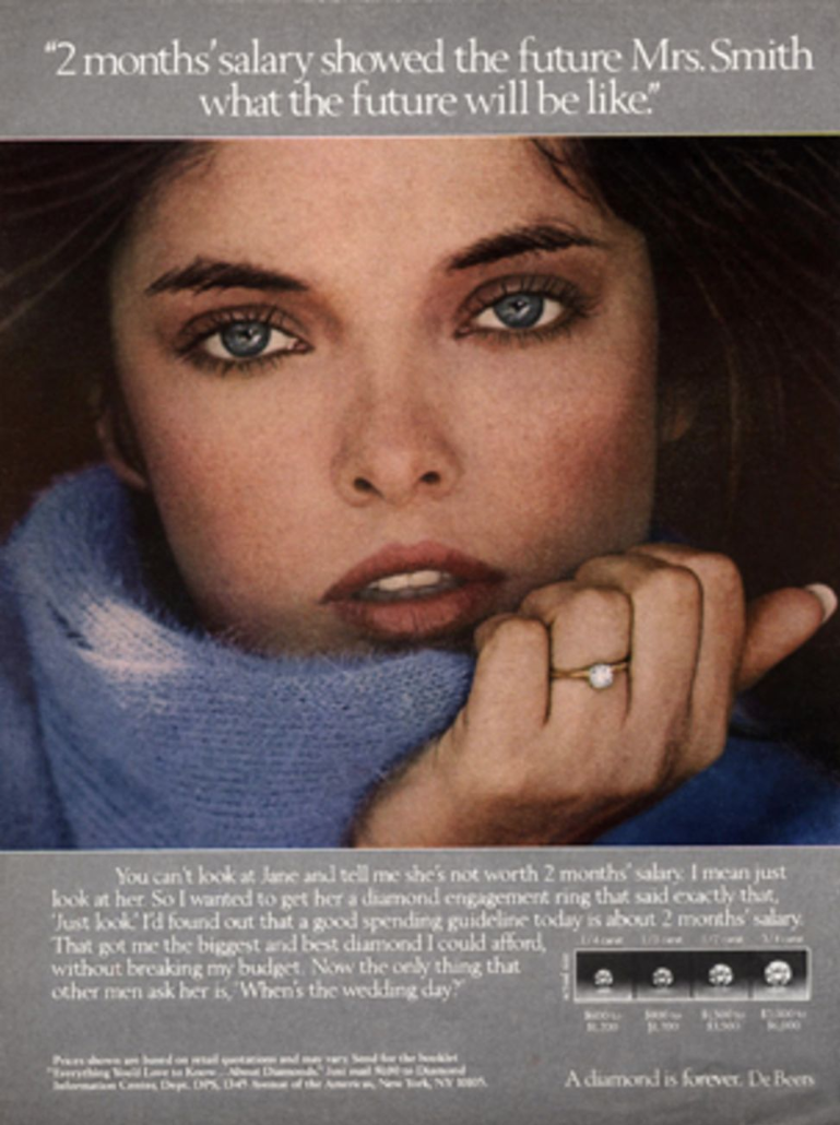 Debeers diamond ring campaign 2